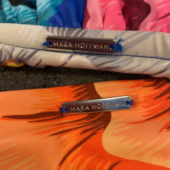 Mara Hoffman Strapless Flora Bathing Suit - Picture 7 of 10